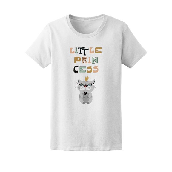 Cute Little Kitty Princess Tee Women's -Image by Shutterstock