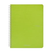 Fabriano Ecoqua Original Spiral-Bound Notebook, 5.8" x 8.3", A5, Blank, 70 Sheets, Lime