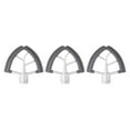 thumbnail image 1 of Bearachild Batidores planos de cabeza inclinable, mezclador de silicona de aluminio, accesorio de cocina de paleta, reemplazo lavable para Type1 NO1, 1 of 6