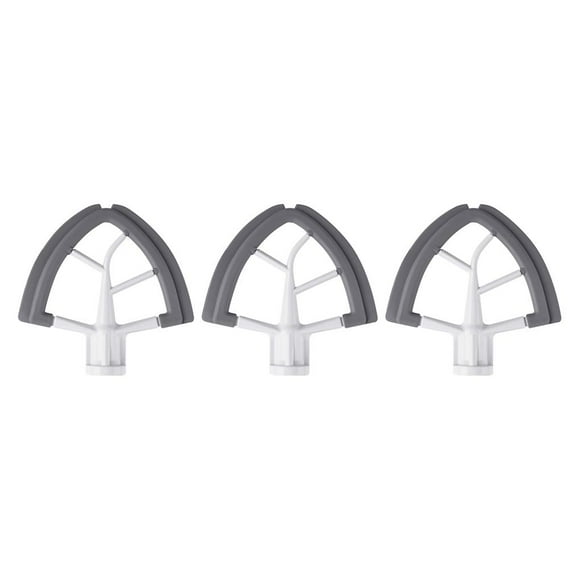 Wosthever Batidores planos de cabeza inclinable, accesorio de cocina de paleta, reemplazo de utensilios de cocina reutilizables para Type1 NO1