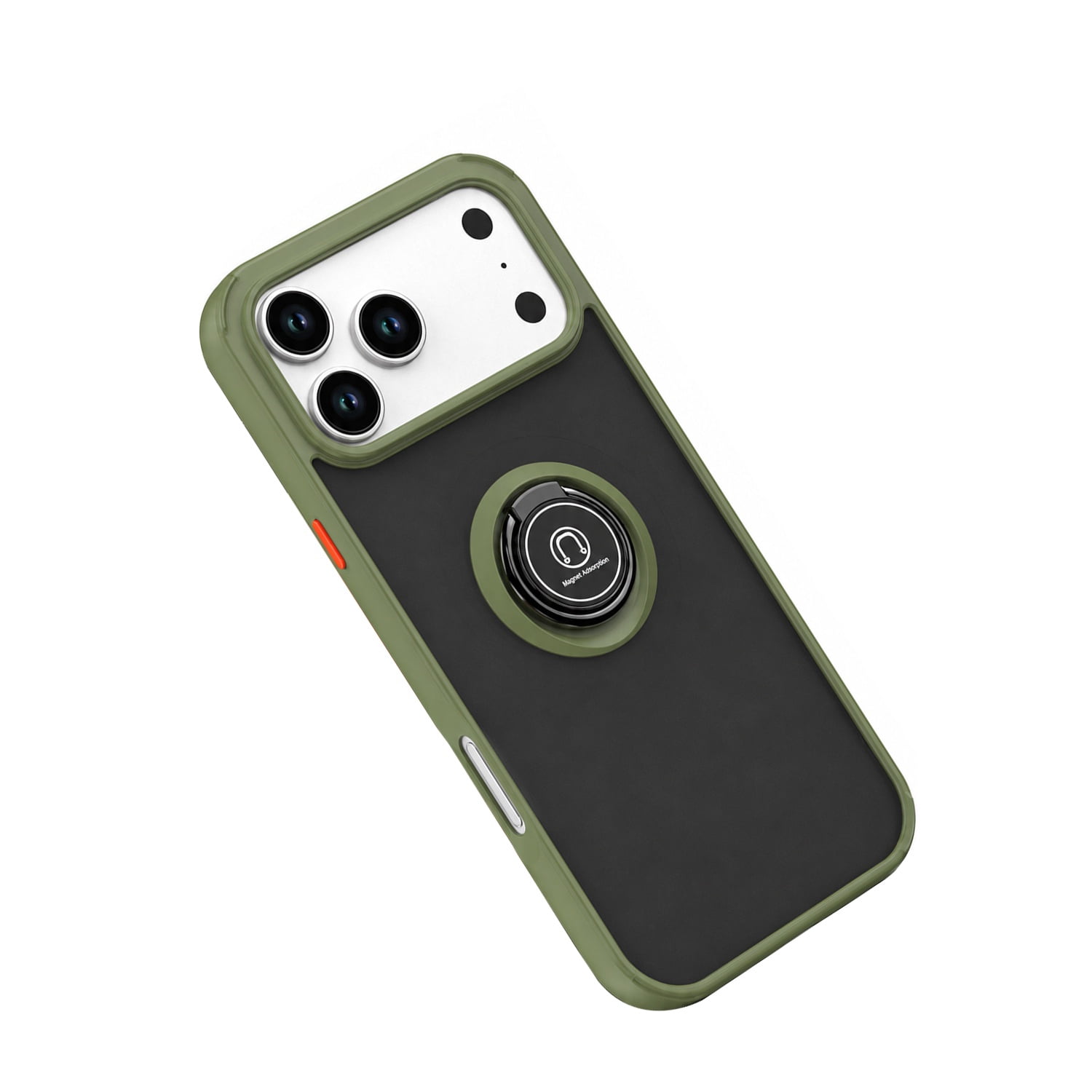 Hard PC Case with Soft TPU Border for iPhone 17 Pro Max -