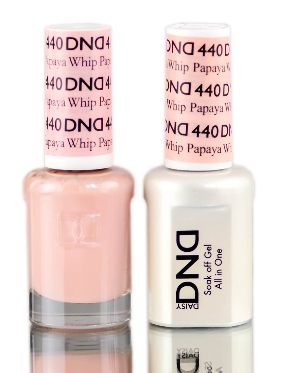 DND Daisy Duo Gel W/ matching nail polish lacquer - PURPLE 