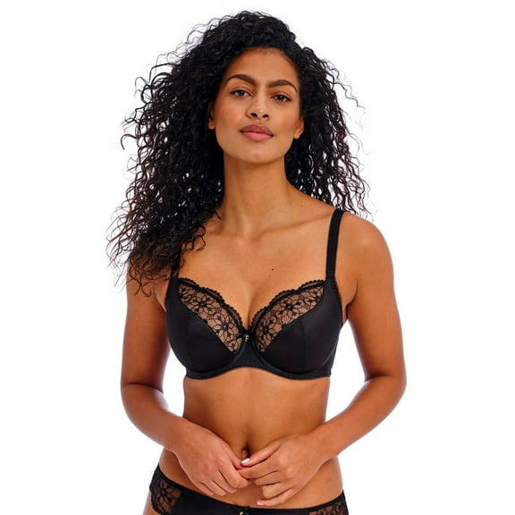 Freya Hallie Black Uw Plunge Bra AA402602