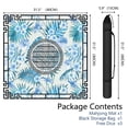 thumbnail image 2 of Flowers Mahjong Mat with Rules, 31.5*31.5in Anti Slip American Mahjong Mat for Table, Noise Reduction, Neoprene Mah jongg Mats with Carrying Bag & 3 Dices, Mahjong Set Gift, Board Tile Games Mats, 2 of 7