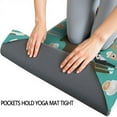 thumbnail image 3 of Cute Pitbull Terriers Dog and Coffee Hot Yoga Mat Towel Non Slip for Hot Yoga - Quick-Drying Yoga Mat Cover with 4 Corner Pockets with Travel Bag - Hot Yoga Towel Non Slip 70"x26", 3 of 6