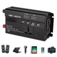 thumbnail image 4 of 3000W 12V to 220V Car Power Inverter Converter with LCD Display USB Port Cigar Lighter Ports, 4 of 5