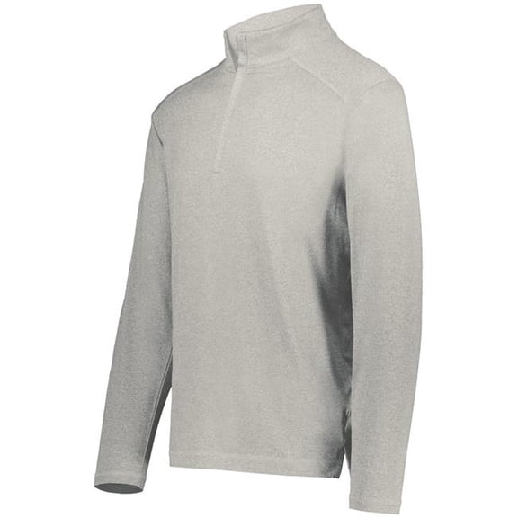 Holloway 223553.013.L Ventura 0.25 Zip Pullover, Grey Heather - Large
