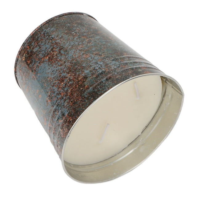 Bucket Candle, Outdoor Candle Unique Appearance Smokeless 3 Wicks For Indoor