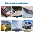 thumbnail image 2 of KEPEAK 100W 12V Flexible Solar Panel Monocrystalline Cell Semi-Flexible for Marine RV Trailer Boat Cabin Van Car Uneven Surfaces, 2 of 9