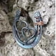 thumbnail image 3 of Herradura de hierro forjado hecha a mano, herradura de la suerte para ella, regalos de resina con corazones de hierro forjado (tres corazones), 3 of 7