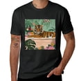 thumbnail image 2 of Tiger art decoration in the bathtub, shirt design, art display, T-shirt lover gift casual breathable men, women, boys, girls, children, 2 of 4