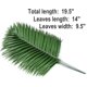 thumbnail image 3 of Zhuge Hojas de palmera artificiales, plantas tropicales, hojas de palmera falsas, plantas artificiales, flores verdes para decoraciones (paquete de 12), 3 of 5