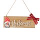 thumbnail image 2 of Placa de puerta navideña con diseño de Rudolf y lazo decorativo, ideal para dar la bienvenida en esta temporada festiva. Hecha en madera, perfecta como regalo especial., 2 of 6