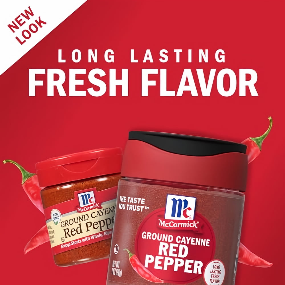 McCormick Ground Cayenne Red Pepper 1 oz (Pack of 32)