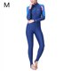 thumbnail image 2 of Trajes de neopreno Traje de buceo de cuerpo completo Pantalones largos de manga larga con cremallera trasera Traje de surf engrosado Transpirable Deportes Buceo Skins Mujer Negro M 3MM Inevent OD003705-10, 2 of 7