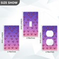 thumbnail image 7 of Yayeee Blank Wall Plate Cover 1-Gang 4.5"x2.7" Home Unused Decorative Outlet, Pixel Love, 7 of 7