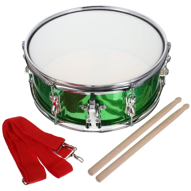 1 Set Educational Percussion Instrument Stainless Steel Snare Drum for Students