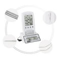 thumbnail image 5 of Digital Meat Thermometer, 2 Temperature Probes Food Thermometer for Outside Grill, Waterproof Cooking Thermometer White/Silver, 5 of 6