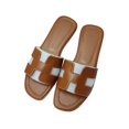 thumbnail image 1 of Womens Summer Beach Flat Sandals Female Slippers Outdoor Wedge Sandals Plus Size, 1 of 4