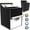 Black, variant on Waterproof Front Load Washer and Dryer Cover with Zipper, Dustproof & Sunproof Outdoor Use for Washing Machine Protection,Coffee