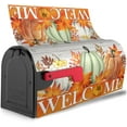 thumbnail image 3 of Fall Pumpkin Mailbox Covers Magnetic Standard Size 18" X 21" Thanksgiving Farmhouse Rustic Mailbox Covers Fall Magnetic Mailbox Cover Post Letter Box Mailbox Covers for Garden Yard, 3 of 6