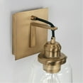 thumbnail image 3 of 1 Light Wall Sconce-Graphite/Aged Brass Finish Capital Lighting 3711Ga-135, 3 of 10
