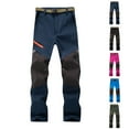 thumbnail image 3 of YunPes Kids Boys Girls Youth Waterproof Hiking Ski Snow Pants Elastic Waist Warm Insulated Pants Winter Windproof Outdoor Snowpants, 3 of 4