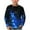 #09 Blue, variant on Gelikeya Long Sleeve Shirts for Kids Loose Fit Crew Neck Pullover Tops for Boys Girls Cute Novelty Fashion 3D Graphic Tee #08 Blue 2-3 Years