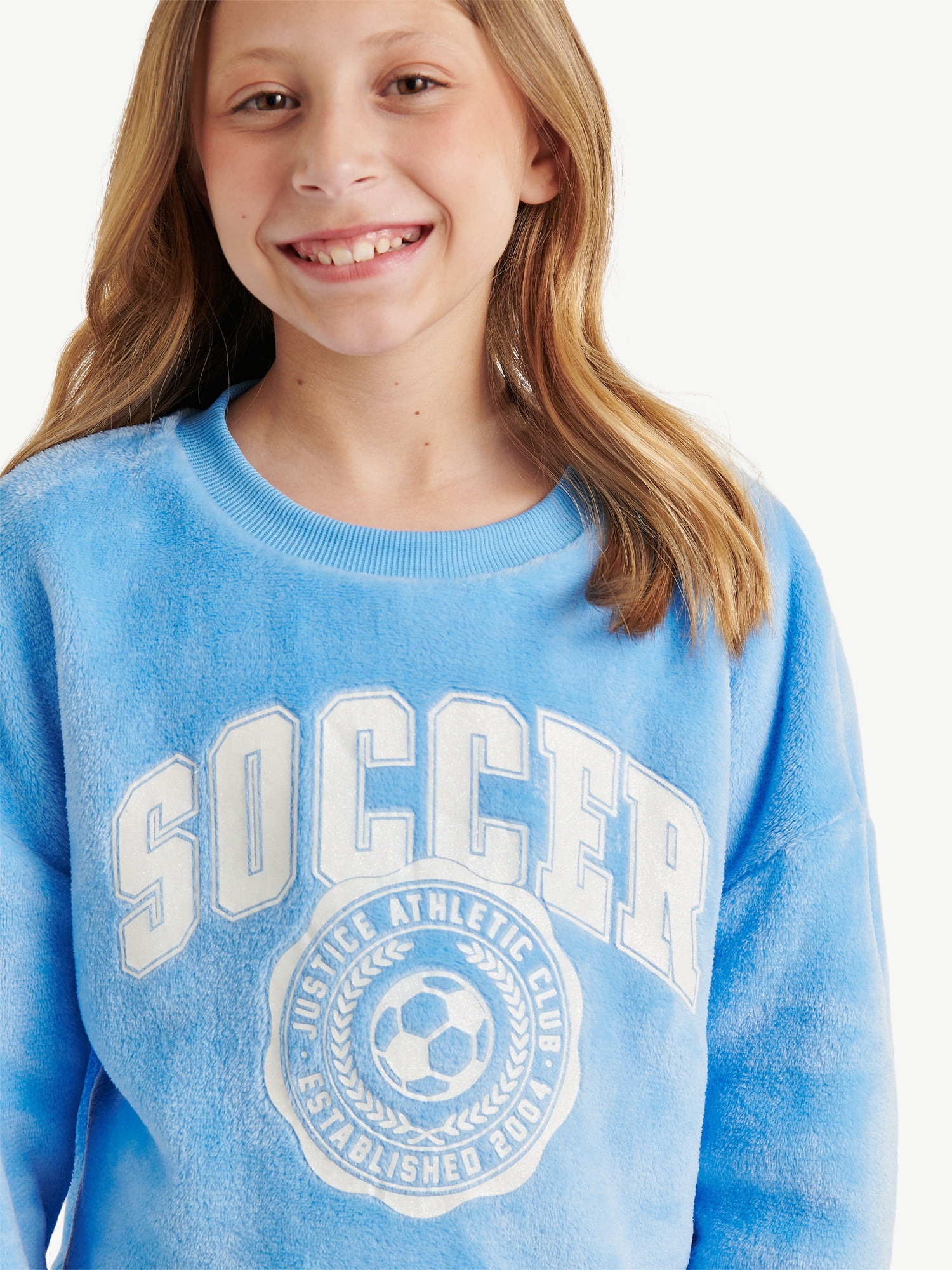 Justice Girls Sports Woobie Crew, Sizes XS - XLP