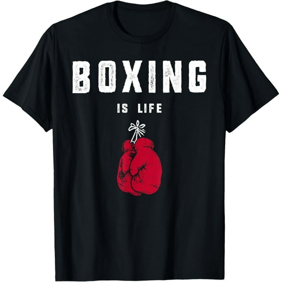 Mens Boxing is Life T shirt T-Shirt