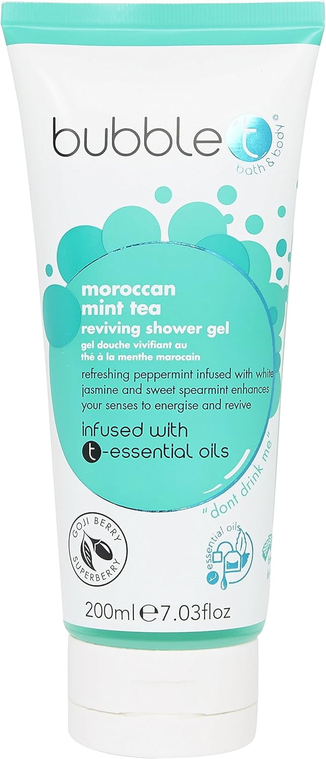 Bubble T cosmetics moroccan mint tea shower Gel, 200 ml