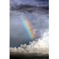 thumbnail image 2 of Putman, Tammy 17x24 Black Ornate Wood Framed with Double Matting Museum Art Print Titled - Rainbow in the Clouds, 2 of 4