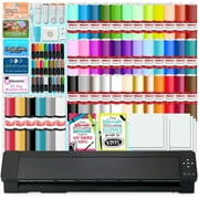 Silhouette Cameo PRO MK-II w/ Advanced Blade Pack, 38 Oracal Sheets, Siser HTV