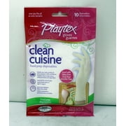 Playtex Gloves Clean Cuisine Food Prep Disposables 10 Count