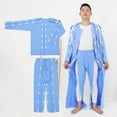 thumbnail image 3 of Bedridden Patient Clothing ( Top) Design Patient Clothing Suitable For Postoperative Care Fracture Paralysis Bedridden Care Comfortable Patient Clothing, 3 of 6