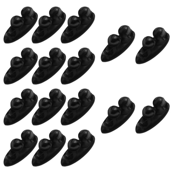 16-Pack Car Cable Clips and Hooks for Cable Management, Desktop Organizer for Neat and Convenient Wire Storage