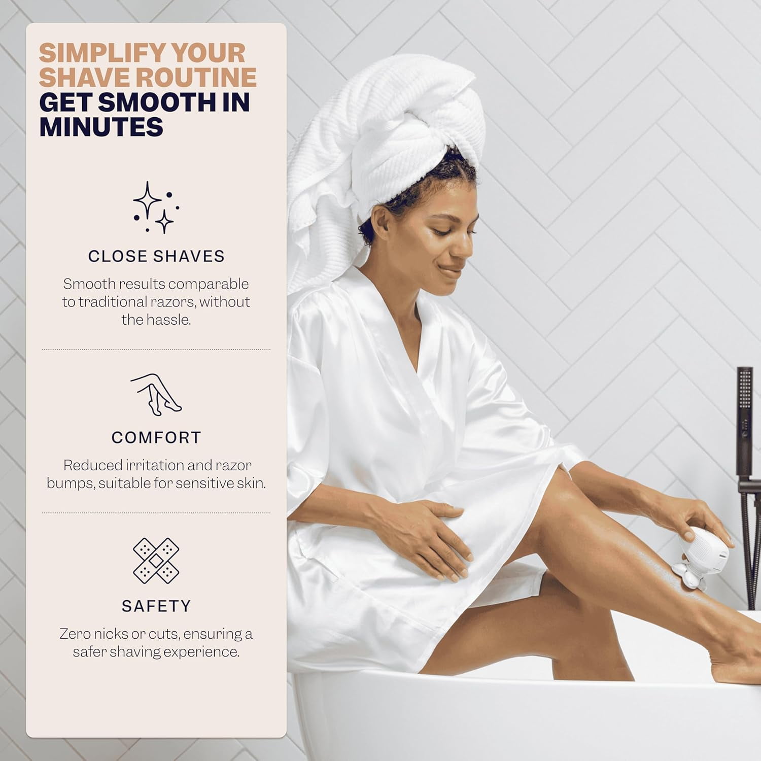 Freebird FlexSeries Kit Electric Razor for Women - Silk Smooth Legs, Body Hair, & Pubic Shaver - for Private Area, Sensitive Skin, Bikini Trimmer Kit