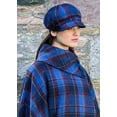 thumbnail image 6 of Irish Tweed Blue And Red Plaid Newsboy For Women Made By Mucros Weavers, 6 of 6