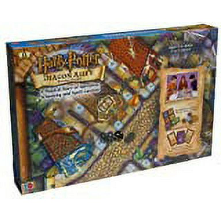 Original art of Diagon Alley board game. This game was released in the  second wave, 2000/2001. I created all art for this series of Harry Potter  games with acrylic paint and prismacolor