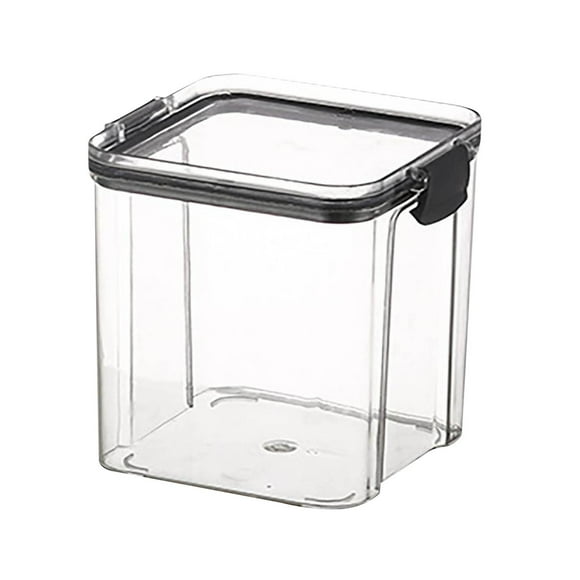 Binwennn Glass Flour Container Cylinder Container with Storage Food Mtfun Airtight Food Storage Container With Lids Clear Dry Food Canisters Kitchen Pantry Organization And Storage For Cereal Flour