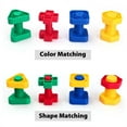 thumbnail image 4 of LotFancy Jumbo Nuts and Bolts Toys, Shapes and Colors Matching Toys with Storage Box for Toddlers, 4 of 8