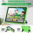 thumbnail image 4 of Dteck Kids Friendly Case for Samsung Galaxy Tab A8 10.5-inch (2022),Shockproof Rubber Rugged Protective Cover Kickstand Case for Samsung Galaxy Tab A8 10.5" X200 X205 X207,Green/Black, 4 of 7