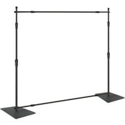 Pipe and Drape Kit Heavy Duty Backdrop Stand Carbon Steel Base 10x10 ft