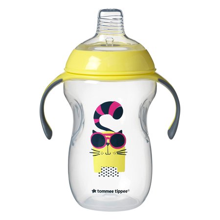 Tommee Tippee Natural Transition Soft Spout Sippy Cup, Girl – 12+ Months, 2pk