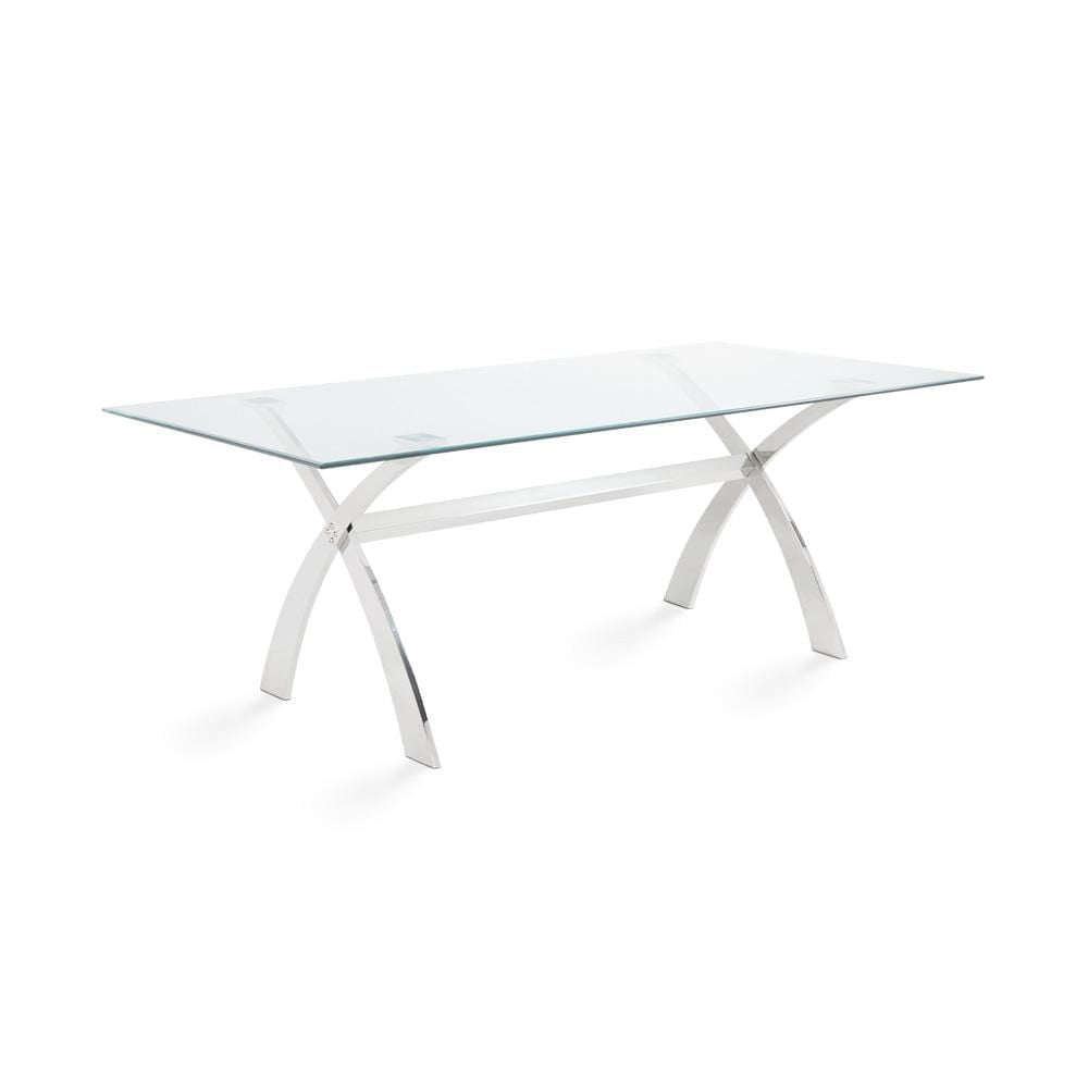 Home Gear Dining table with Double "X" legs
