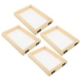 thumbnail image 2 of MasteelfCA 4Pcs Paper Making Frame DIY Paper Making Frame Paper Making Wood Frame Wood Paper Frame, 2 of 8