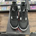 thumbnail image 2 of Size 8 - Jo r-dan 4 Retro SE Mid Black Canvas (USED), 2 of 5