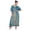 Turquoise Paisley Plus Size Kaftan, variant on Oussum Mustard Tribal Plus Size Polyester Long Kaftan Dresses for Women