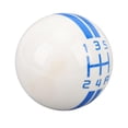 thumbnail image 1 of 5 Speed Round Ball Shift Knobs Racing Type Manual Gear Shifter Knob with 3 Adapters  for Replacement, 1 of 7