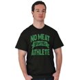 thumbnail image 4 of No Meat This Athlete Vegetarian Funny Men's Graphic T Shirt Tees Brisco Brands S, 4 of 4